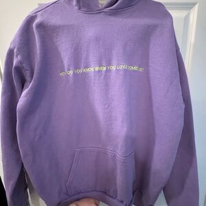 Boys Lie Light Purple Hoodie